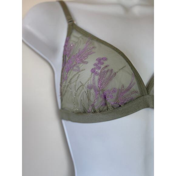Cosabella KALAHARI Soft Cup Bralette - Nile Mist - Large - NWT - Made in Italy - Picture 6 of 10